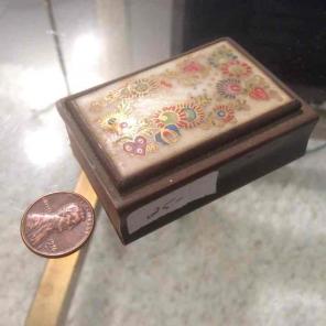Tiny 20s Estate brass Matchbox Austrian