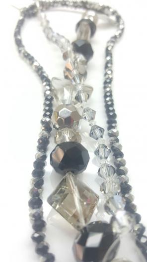 Black loves chrome w/preciosa crystal be