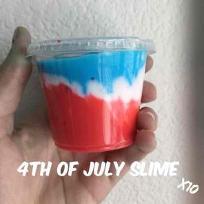 4th of July Slime x10