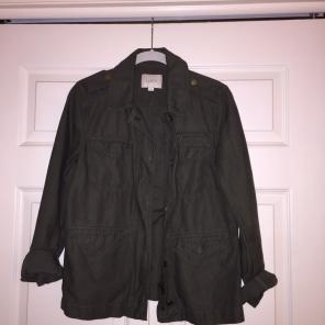 Ann Taylor LOFT Army Green Jacket Sz XS.