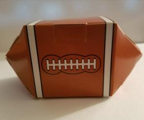 Football treat boxes.
