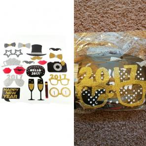 2017 New Years Eve Photo Booth Party Kit