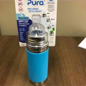 3 pura bottles 1 straw 1 insulated 1 swi