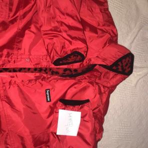 Red Supreme Leopard Reversible Jacket