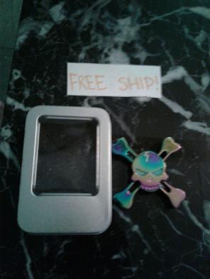 Rainbow Matalic Metal Fidget Spinner!