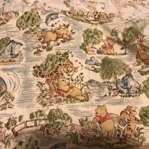 Classic Winnie The Pooh Quilting Fabric