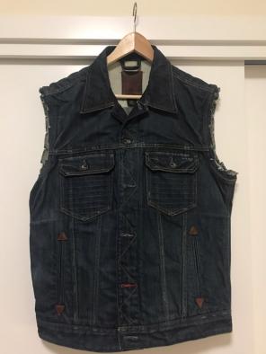 Mens Guess Denim Vest