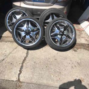 20' rims with tires