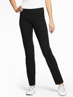 Talbots Yoga Black Pants Straight Leg