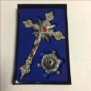 Inri Cross Crucifix wall8"