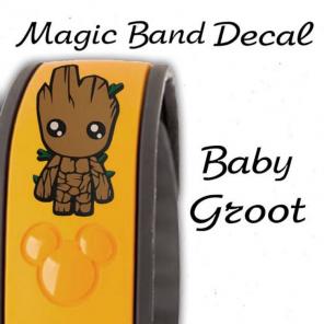Baby Groot Magic Band Decal