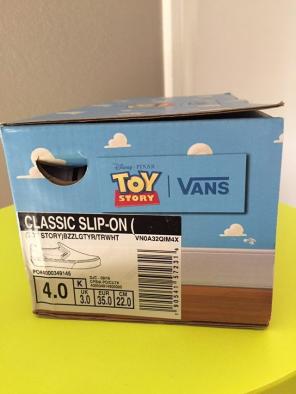 Youth Vans-limited Edition Toy Story NEW