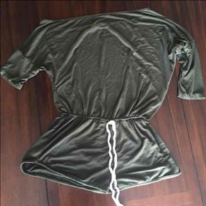 Fashion Nova olive green ROMPER