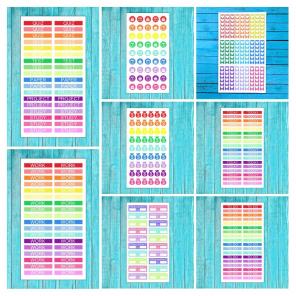 23 Planner Sticker Sheets