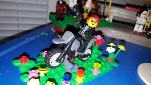 Lego women and bike