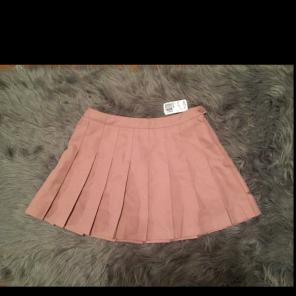 Pink Forever 21 Pleated Skirt