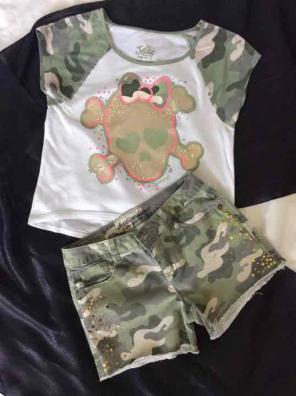 Justice shorts set for girls