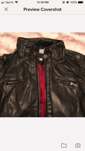 Vintage motorcycle leather jacket
