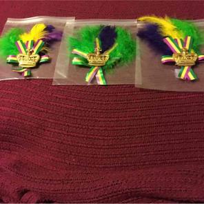 Mardi Gras Crown Pins