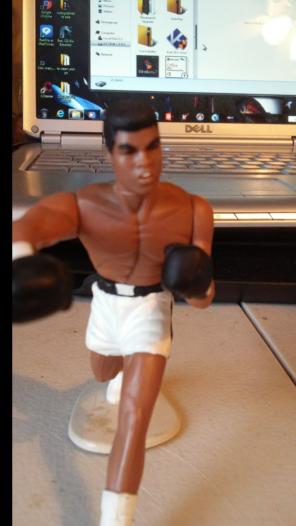Boxing action figures