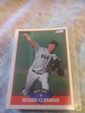 baseball card Roger Clemens