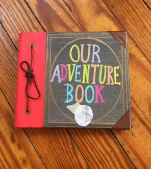 Handmade Our Adventure Book from UP!