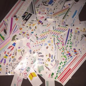 Vintage 1980s Mrs . Grossmans Stickers