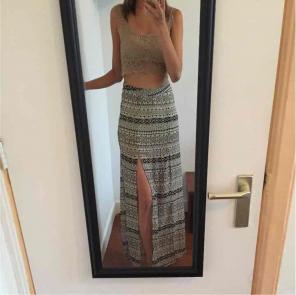 Skirt with built in shorts