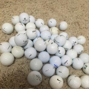 50 Golf Ball! Titlest, Nike, Top Flight.