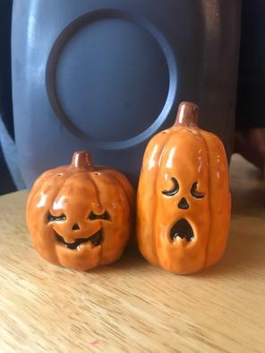 Vintage Jack O Lantern Salt And Pepper