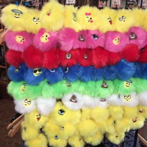 Fuzzy Keychains/ Backpack Charms