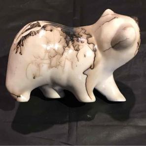Horsehair Bear Statue