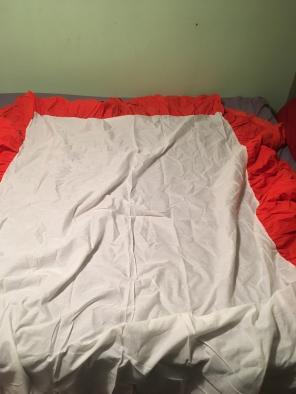 Full Bed Skirt In Orange $8