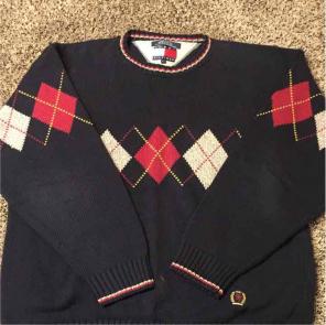 Vintage Tommy Hilfiger Argyle Sweater