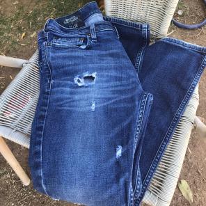 Slim Straight Hollister Ripped Jeans