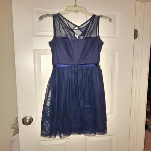 Mesh Sweetheart Neckline Dress