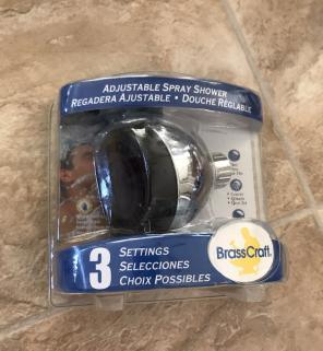 BrassCraft Chrome 3 Spray Shower Head
