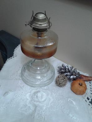 Lamp Eagle oil antique hurricane 1900