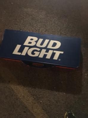 Budweiser Picnic Table