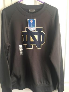 University Of Notre Dame Black Sweater