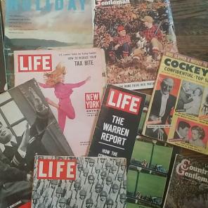 Lot of vintage old Magazines Life Look