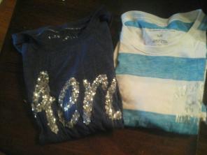 2 nwot aro shirts.