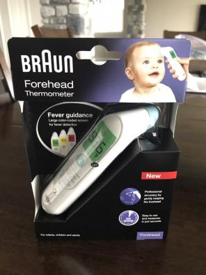 Braun Forehead Thermometer New In Box