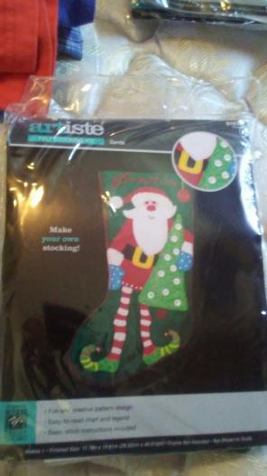 Artiste Felt Stocking Kit- Santa