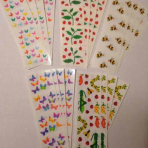 Insect scrapbook Sticker lot / candy ect