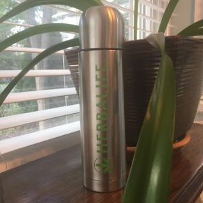 Herbalife Thermos & UA Top