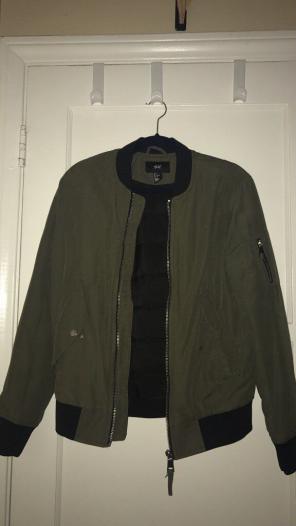 Dark Green Bomber Jacket