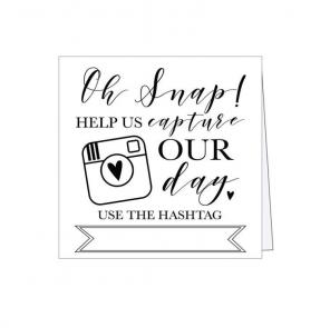 25 Wedding Hashtag Signs