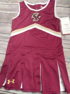 Boston College Under Armour cheerleader