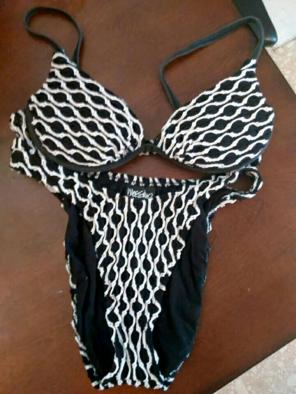 Mossimo Black & White Swimsuit